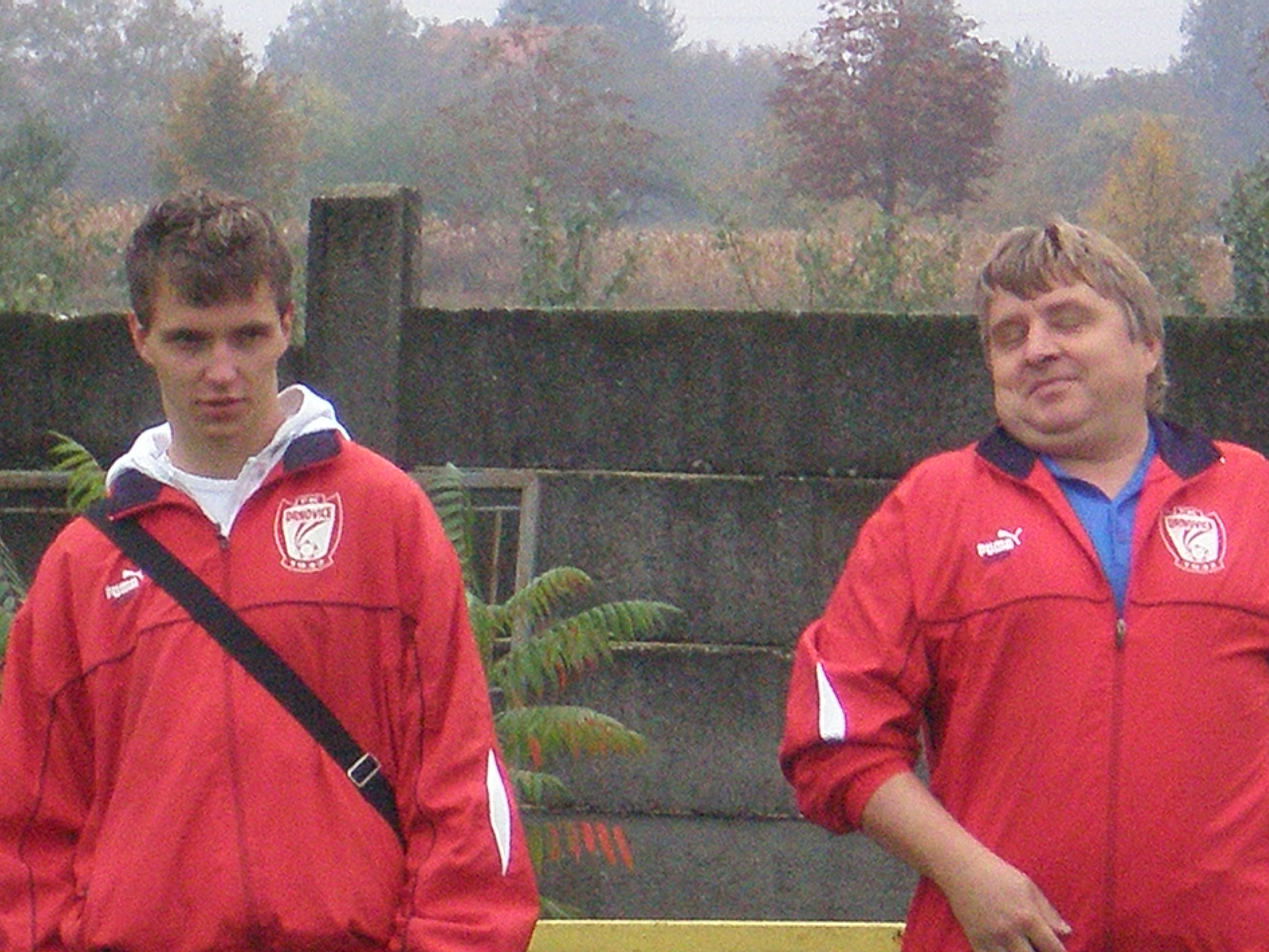 Jakub Gottvald (vlevo), trenér Richard Gottvald (vpravo).JPG